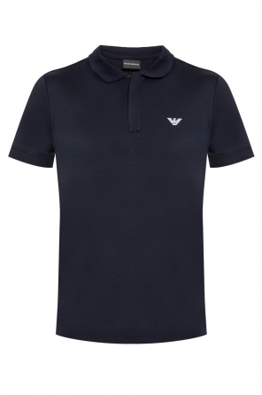 Logo-printed polo shirt, zdjęcie 1 Logo-printed polo shirt od Emporio Armani